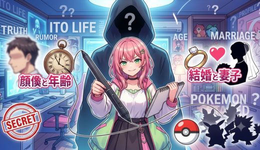 【伊東ライフ】中の人の顔や年齢は？結婚した嫁やポケモンやらせ説も！